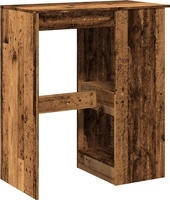 vidaXL Bartisch mit Regal Altholz-Optik 90x47,5x103,5 cm Holzwerkstoff