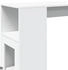 vidaXL Bartisch mit Regal Weiß 101x40x103,5 cm (854364)