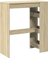 vidaXL Bartisch mit Regal Sonoma-Eiche 90x40x103,5 cm Holzwerkstoff