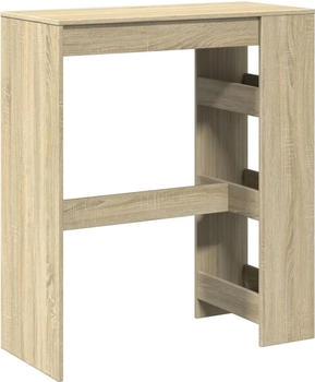 vidaXL Bartisch mit Regal Sonoma-Eiche 90x40x103,5 cm (854375)