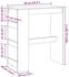 vidaXL Bartisch mit Regal Räuchereiche 90x40x103,5 cm (854377)