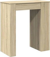 Bartisch Mit Regal Sonoma-eiche 95x47x103,5 Cm Holzwerkstoff Vidaxl