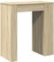 vidaXL Bartisch mit Regal Sonoma-Eiche 95x47x103,5 cm (854384)