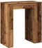 vidaXL Bartisch mit Regal Altholz-Optik 95x47x103,5 cm (854389)