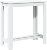 vidaXL Bartisch Wei&szlig; 102x50x103,5 cm Holzwerkstoff