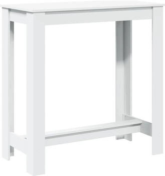 vidaXL Bartisch Wei&szlig; 102x50x103,5 cm (854409)