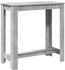 vidaXL Bartisch Betongrau 102x50x103,5 cm (854412)