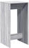 vidaXL Bartisch Grau Sonoma 51x50x103,5 cm (854423)