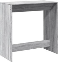 Bartisch Grau Sonoma 102x50x103,5 Cm Holzwerkstoff Vidaxl