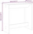 vidaXL Bartisch Grau Sonoma 102x50x103,5 cm (854432)