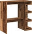 vidaXL Bartisch mit Regal Altholz-Optik 100x48x101,5 cm (856758)