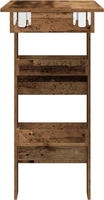 vidaXL Wand-Bartisch Altholz-Optik 102x45x103,5 cm Holzwerkstoff