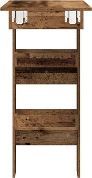 vidaXL Wand-Bartisch Altholz-Optik 102x45x103,5 cm (856860)
