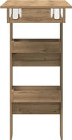 Wand-bartisch Artisan-eiche 102x45x103,5 Cm Holzwerkstoff - Vidaxl