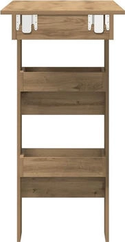 vidaXL Wand-Bartisch Artisan-Eiche 102x45x103,5 cm (856861)