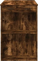 vidaXL Bartisch R&auml;uchereiche 102x70x103,5 cm Holzwerkstoff