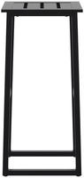 vidaXL Barhocker 2 Stk. Schwarz 38x38x80 cm Pulverbeschichteter Stahl