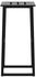 vidaXL Barhocker 2 Stk. Schwarz 38x38x80 cm Pulverbeschichteter Stahl (4009265)