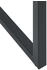 vidaXL Barhocker 2 Stk. Schwarz 38x38x80 cm Pulverbeschichteter Stahl (4009265)