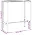 vidaXL Bartisch Schwarz 100x50x110 cm Pulverbeschichteter Stahl (4009268)