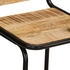 vidaXL Barhocker 4 Stk. 46x35,5x70 cm Raues Mango (4013535)