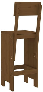 vidaXL Barhocker 2 Stk. Honigbraun 40x48,5x115,5 cm Kiefer (825362)