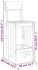 vidaXL Barhocker 2 Stk. Honigbraun 40x48,5x115,5 cm Kiefer (825362)