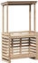vidaXL Gartenbar mit Dach 112,5x57x195,5 cm Kiefer (832534)