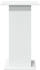 vidaXL Bartisch mit Ablagen Weiß 60x60x102 cm (854328)