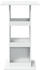 vidaXL Bartisch mit Ablagen Weiß 60x60x102 cm (854328)