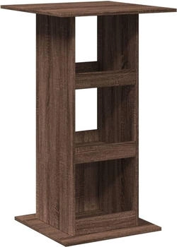 vidaXL Bartisch mit Ablagen Braun Eiche 60x60x102 cm (854334)