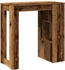 vidaXL Bartisch mit Regal Altholz-Optik 102x50x103,5 cm (854362)