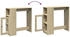 vidaXL Bartisch mit Regal Sonoma-Eiche 101x40x103,5 cm (854366)