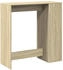 vidaXL Bartisch mit Regal Sonoma-Eiche 101x40x103,5 cm (854366)