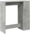 vidaXL Bartisch mit Regal Betongrau 101x40x103,5 cm (854367)