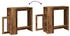 vidaXL Bartisch mit Regal Altholz-Optik 101x40x103,5 cm (854371)