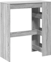 vidaXL Bartisch mit Regal Grau Sonoma 90x40x103,5 cm Holzwerkstoff