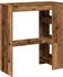 vidaXL Bartisch mit Regal Altholz-Optik 90x40x103,5 cm (854380)