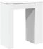 vidaXL Bartisch mit Regal Weiß 95x47x103,5 cm (854382)