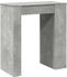 vidaXL Bartisch mit Regal Betongrau 95x47x103,5 cm (854385)