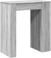 vidaXL Bartisch mit Regal Grau Sonoma 95x47x103,5 cm Holzwerkstoff