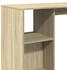 vidaXL Bartisch mit Regal Sonoma-Eiche 124x46x103,5 cm (854393)