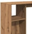vidaXL Bartisch mit Regal Artisan-Eiche 124x46x103,5 cm (854399)
