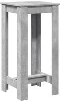 vidaXL Bartisch Betongrau 51x50x103,5 cm Holzwerkstoff