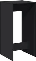 Bartisch Schwarz 51x50x103,5 Cm Holzwerkstoff Vidaxl
