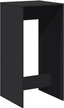 vidaXL Bartisch Schwarz 51x50x103,5 cm (854419)