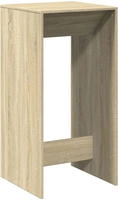 vidaXL Bartisch Sonoma-Eiche 51x50x103,5 cm Holzwerkstoff