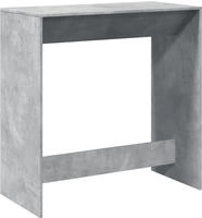 vidaXL Bartisch Betongrau 102x50x103,5 cm Holzwerkstoff