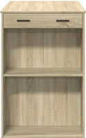 vidaXL Bartisch Sonoma-Eiche 102x70x103,5 cm Holzwerkstoff