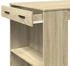 vidaXL Bartisch Sonoma-Eiche 102x70x103,5 cm (3309323)